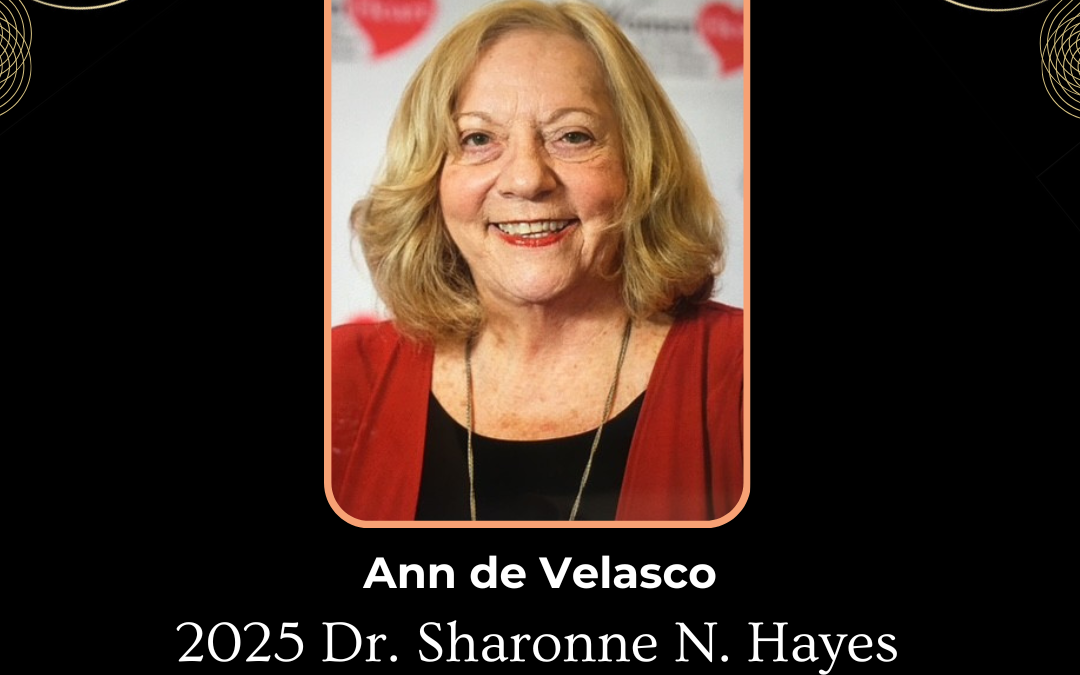 Ann de Velasco: Dr. Sharonne N. Hayes Award for Champion Excellence
